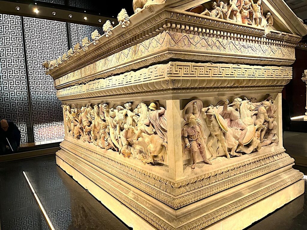 Alexander Sarcophagus, Salda (312-307 B.C.) 