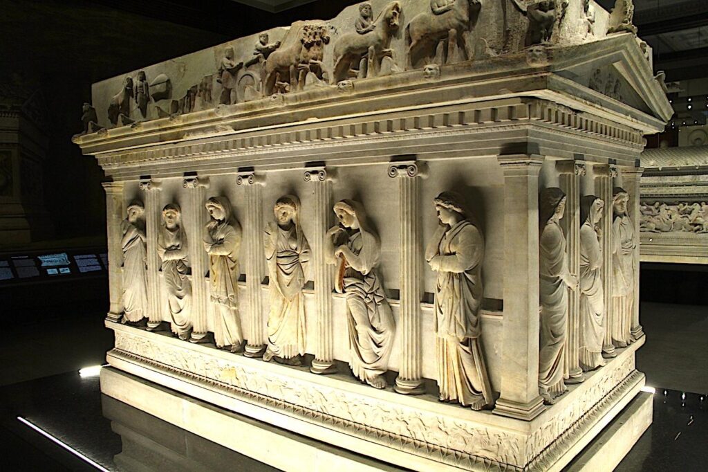 Sarcophagus of Mourning Women, Salda (350 B.C.) 