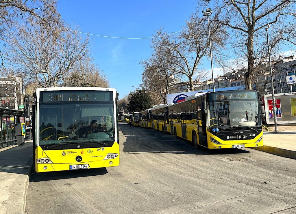 IETT Bus Stop at Beşiktaş
