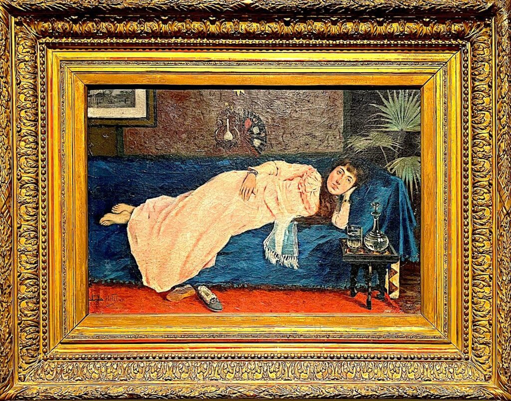 Halil Paşa - Woman Reclining (1894)