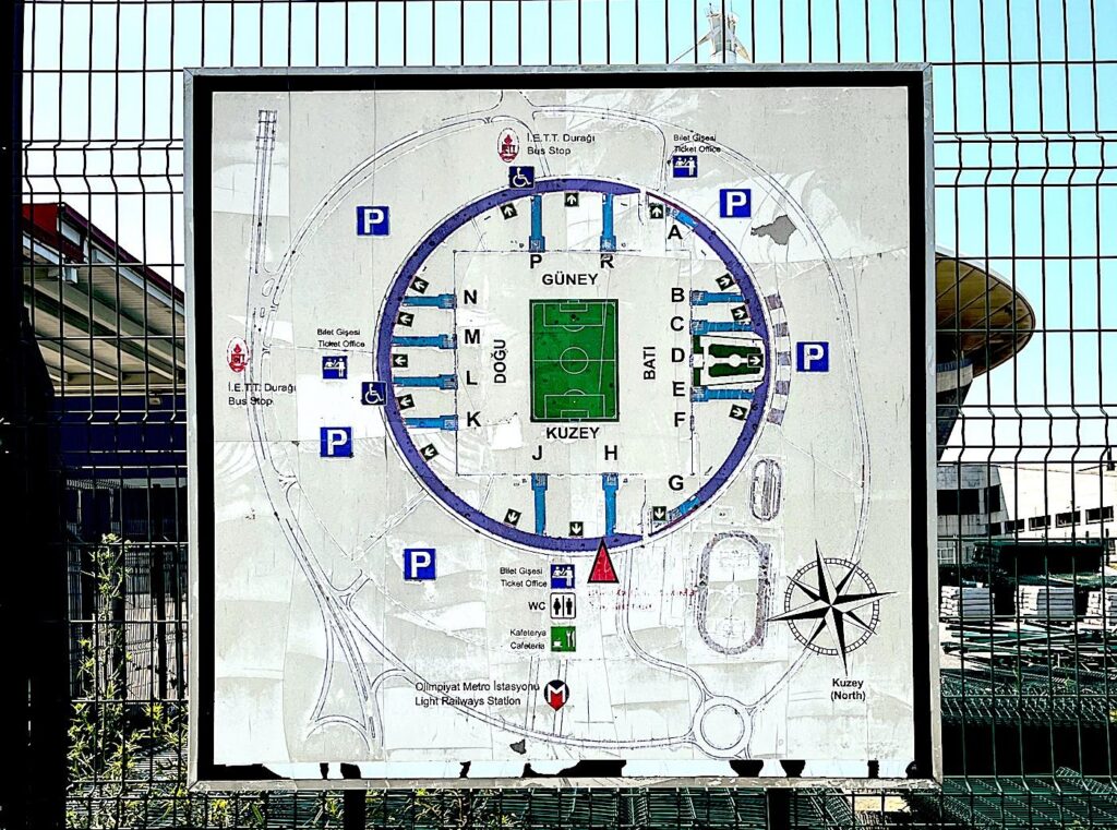 Atatürk Olympic Stadium Plan