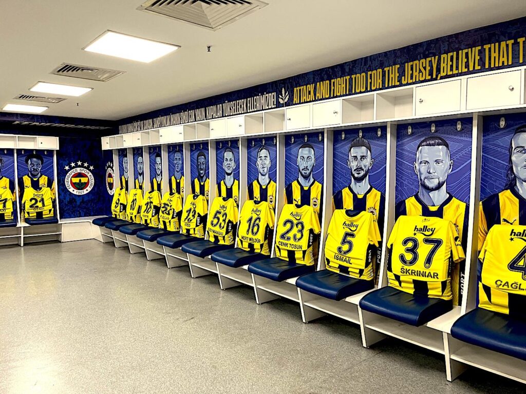 Istanbul Sports Arenas: Fenerbahçe Home Dressing Room