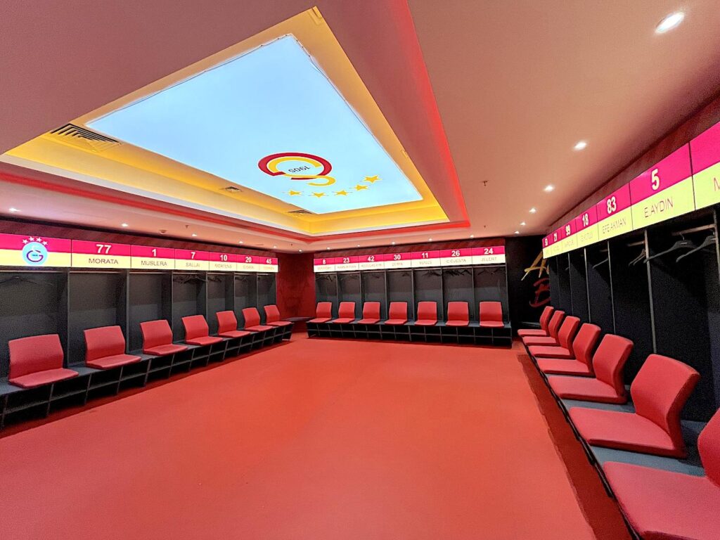 Istanbul Sports Arenas: Galatasaray Home Dressing Room