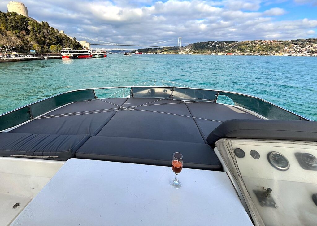 Bosphorus Yacht Tour - Upper Deck (Front View)