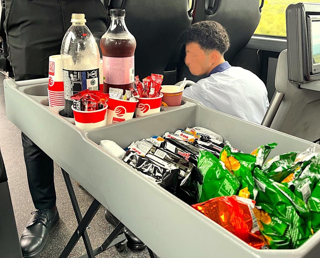 Bus Travel from Istanbul - Onboard Food & Drink Service