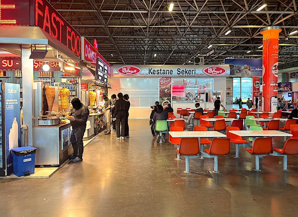 Bus Travel from Istanbul - Food Service Stop on Route