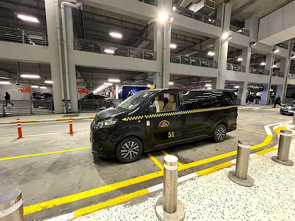 Black Istanbul Taxi at IST Airport
