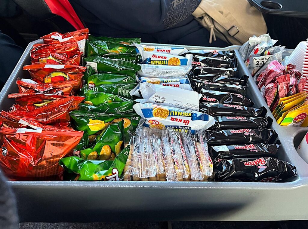 Bus Travel from Istanbul - Onboard Food & Drink Service