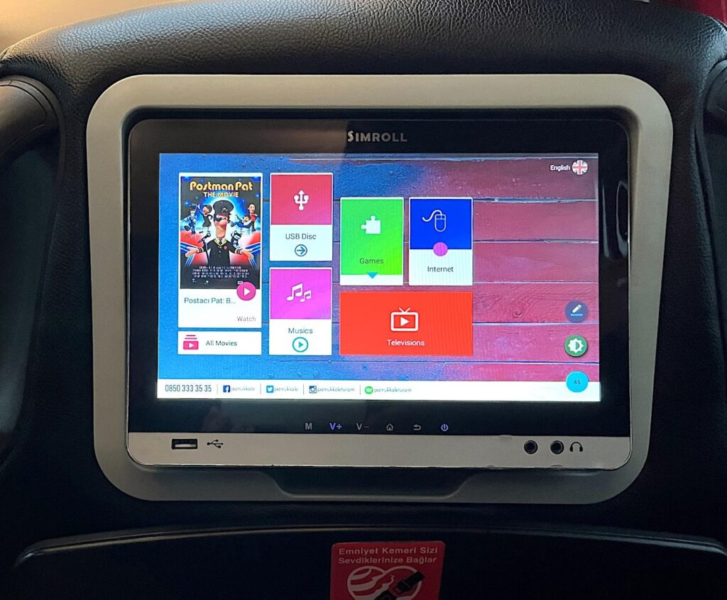 Seat-back Screen Functions