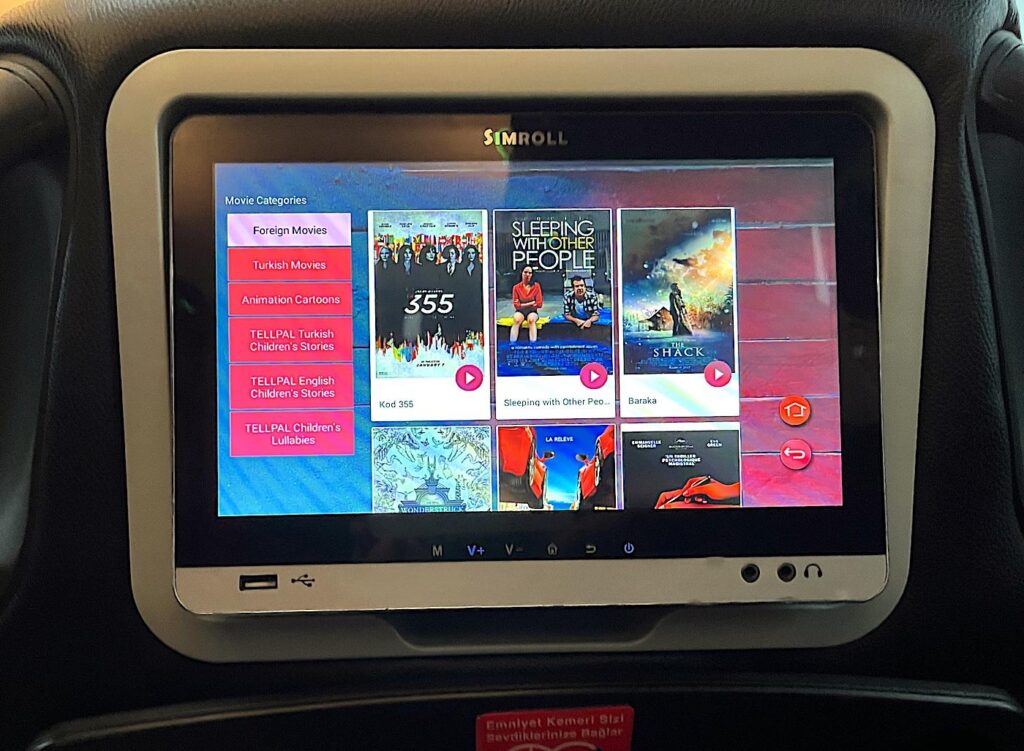 Seat-back Screen Films